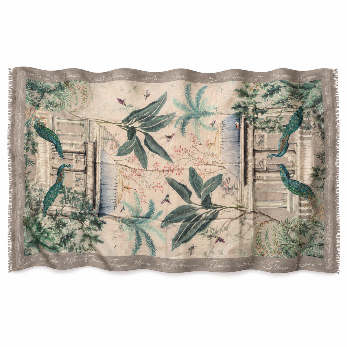 PEATEMPIO CASHMERE SCARF - TAUPE