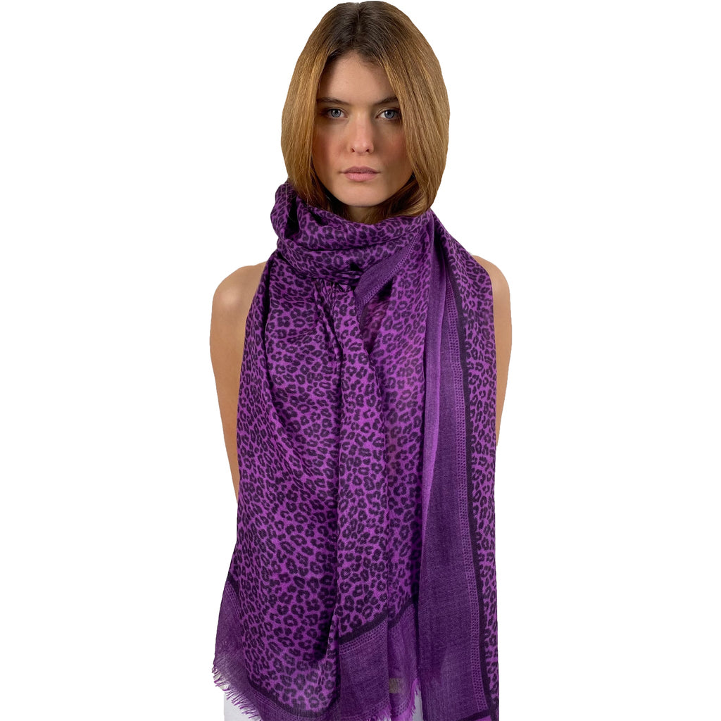 WE LOVE LEO FELTED CASHMERE SCARF