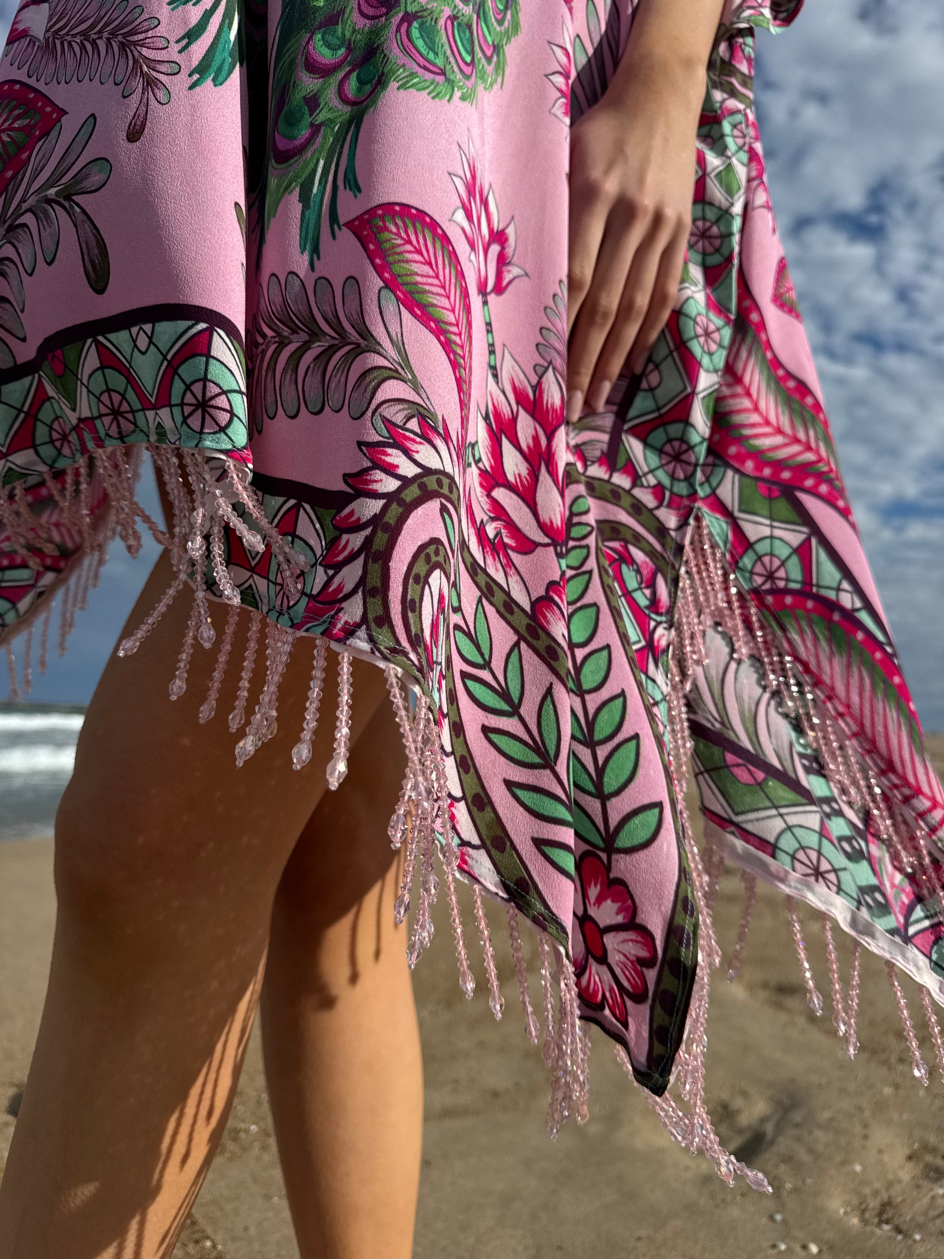 AZURE SHORT DRESS - ROSE