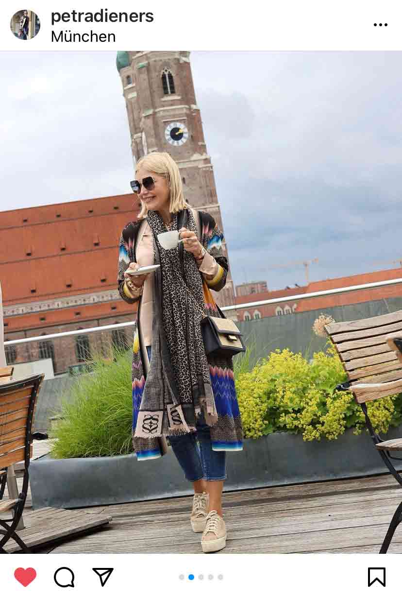 WE LOVE LEO FELTED CASHMERE SCARF