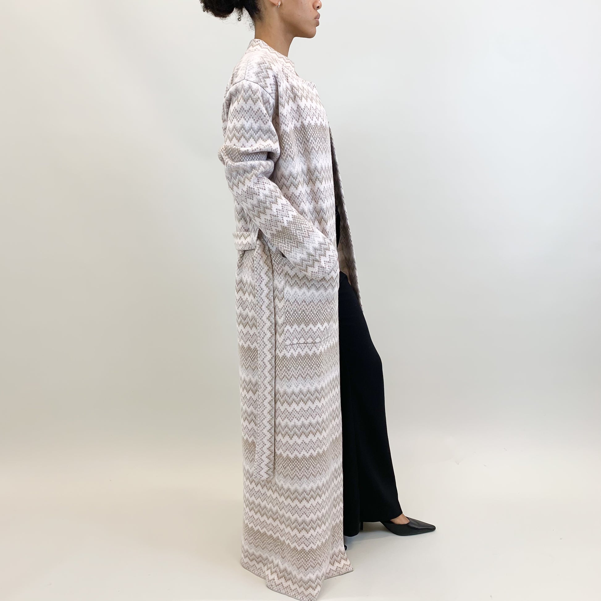 MAISON CARDIGAN - PINK/GREY