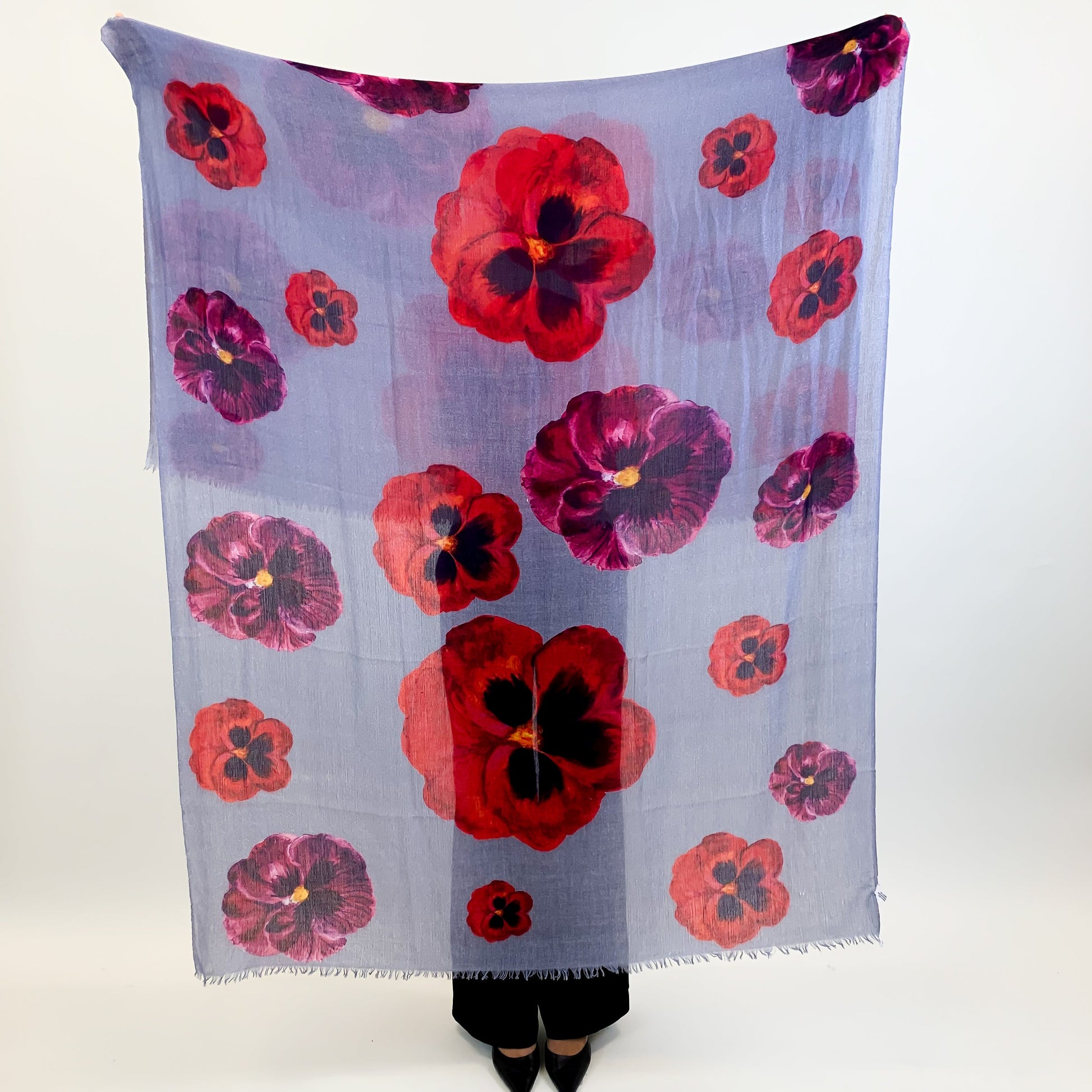 PANSY CASHMERE SCARF