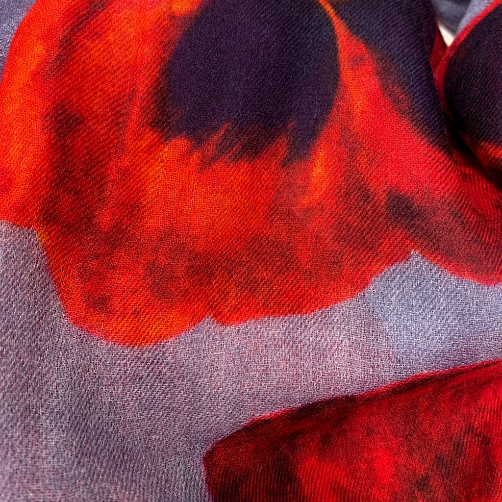 PANSY CASHMERE SCARF