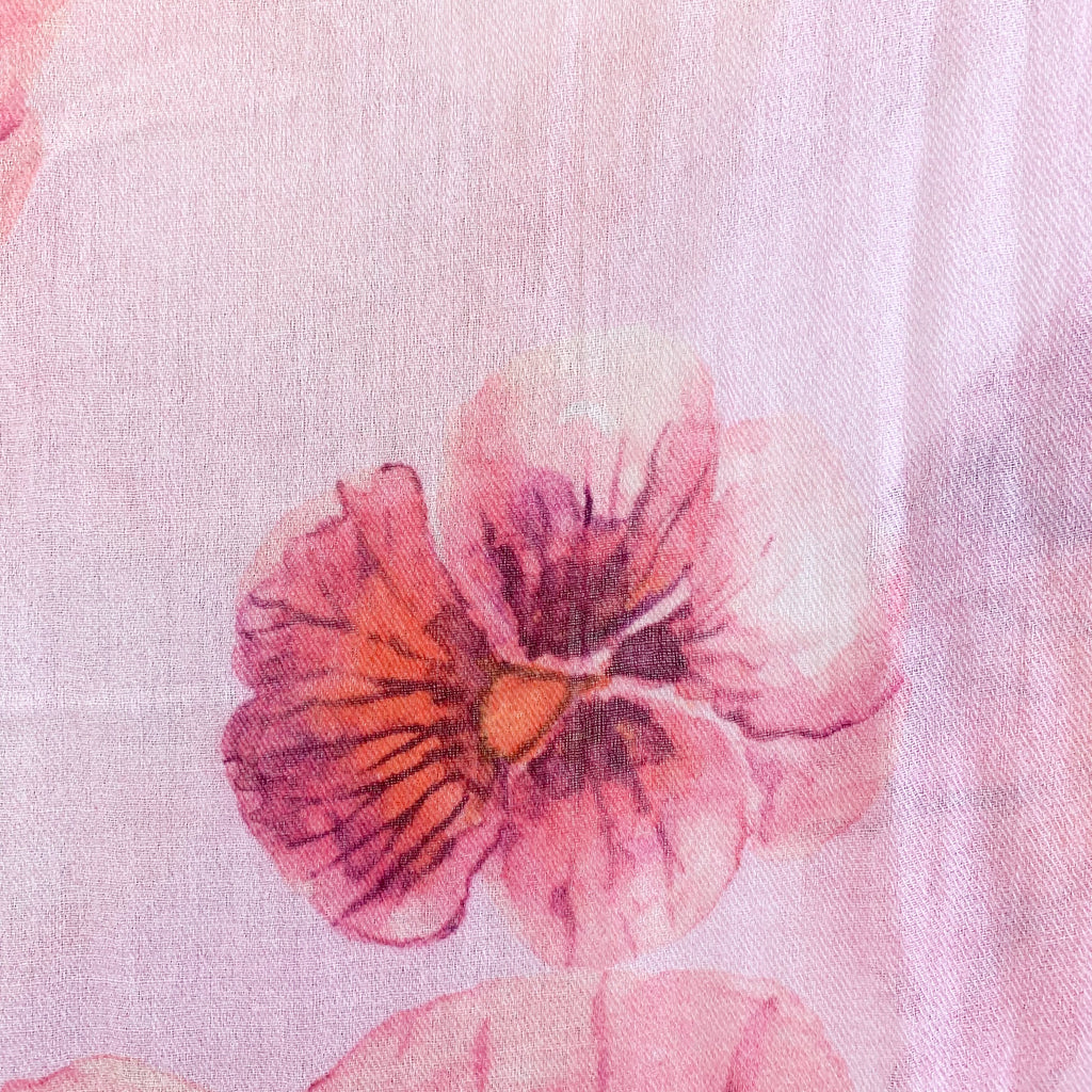 PANSY CASHMERE SCARF