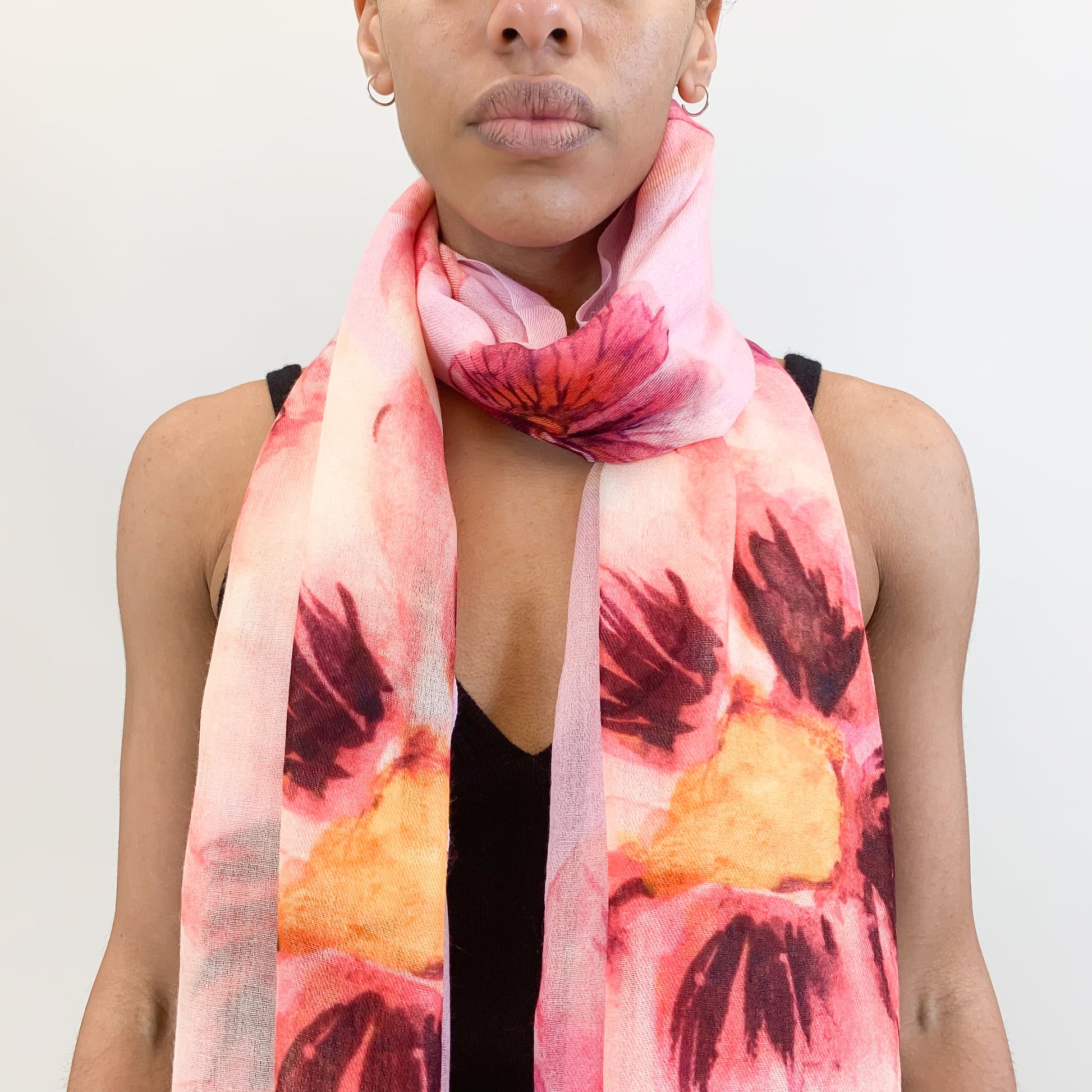PANSY CASHMERE SCARF