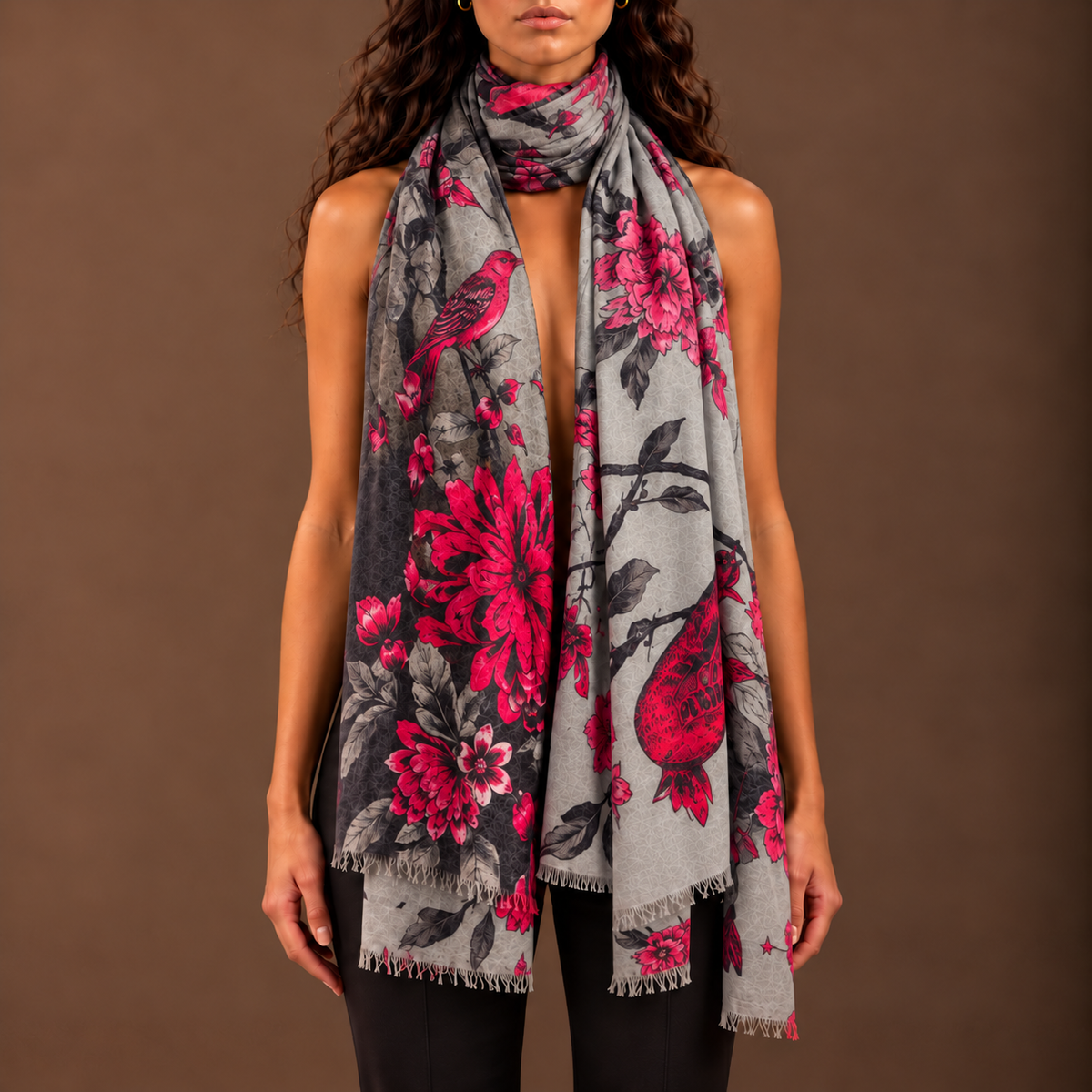 ETERNAL CASHMERE SCARF - COMPOST