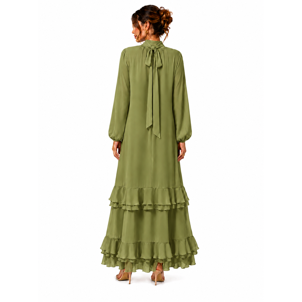 MATILDA DRESS - OLIVE