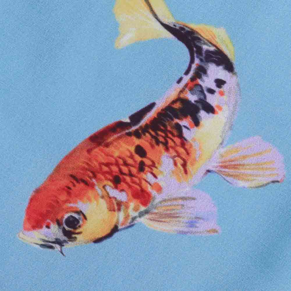 KOI SILK TUNIC - BLUE