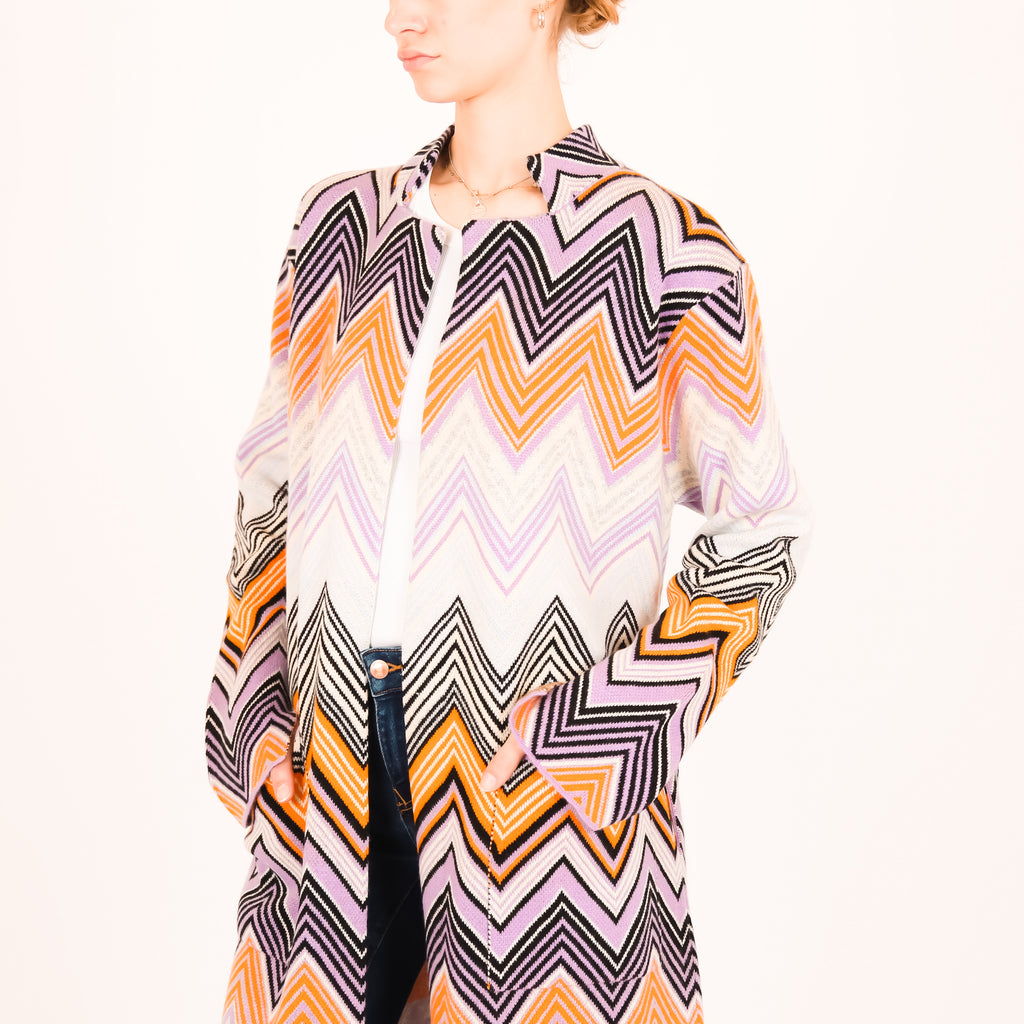 MAISON CARDIGAN - PINK/GREY