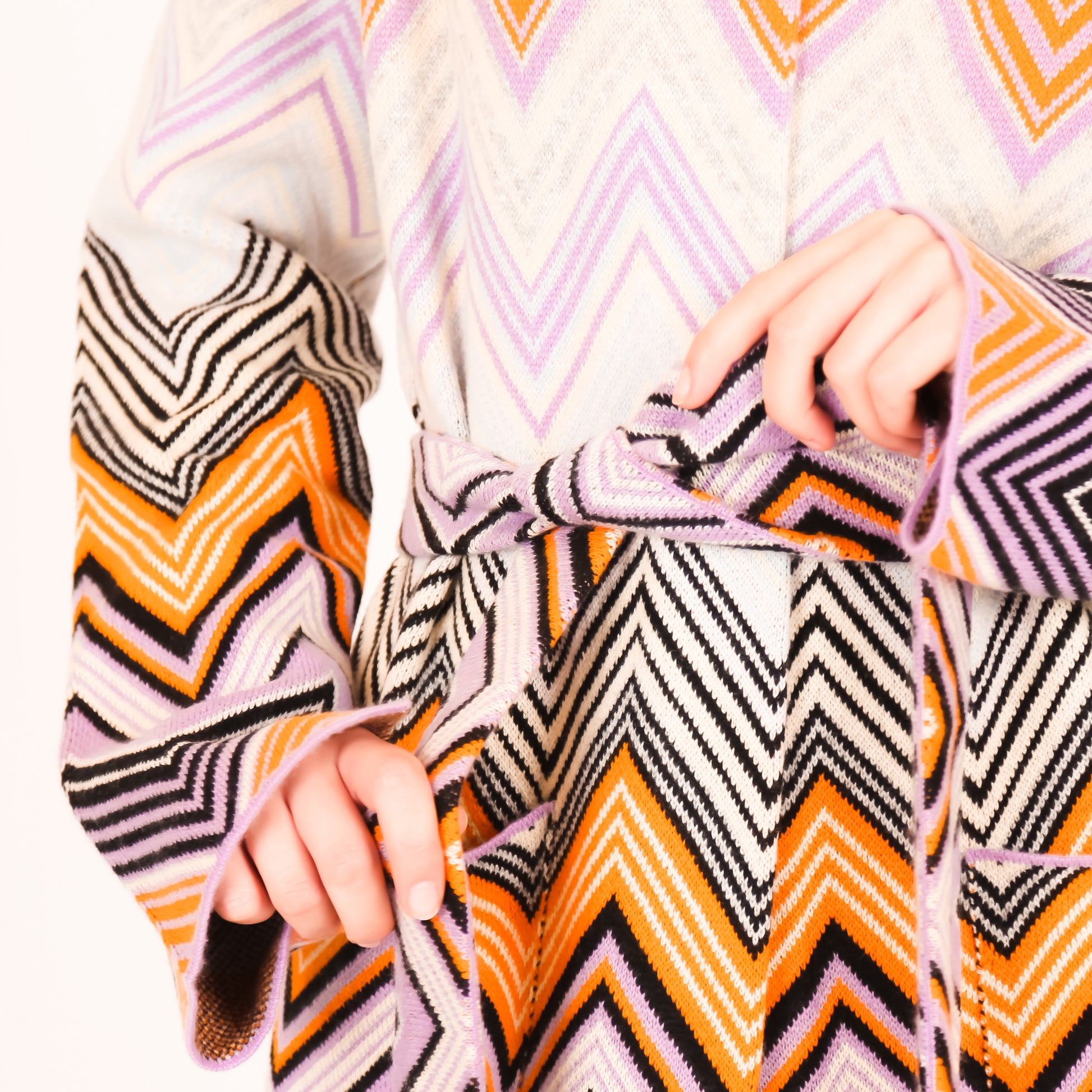 MAISON CARDIGAN - PINK/GREY