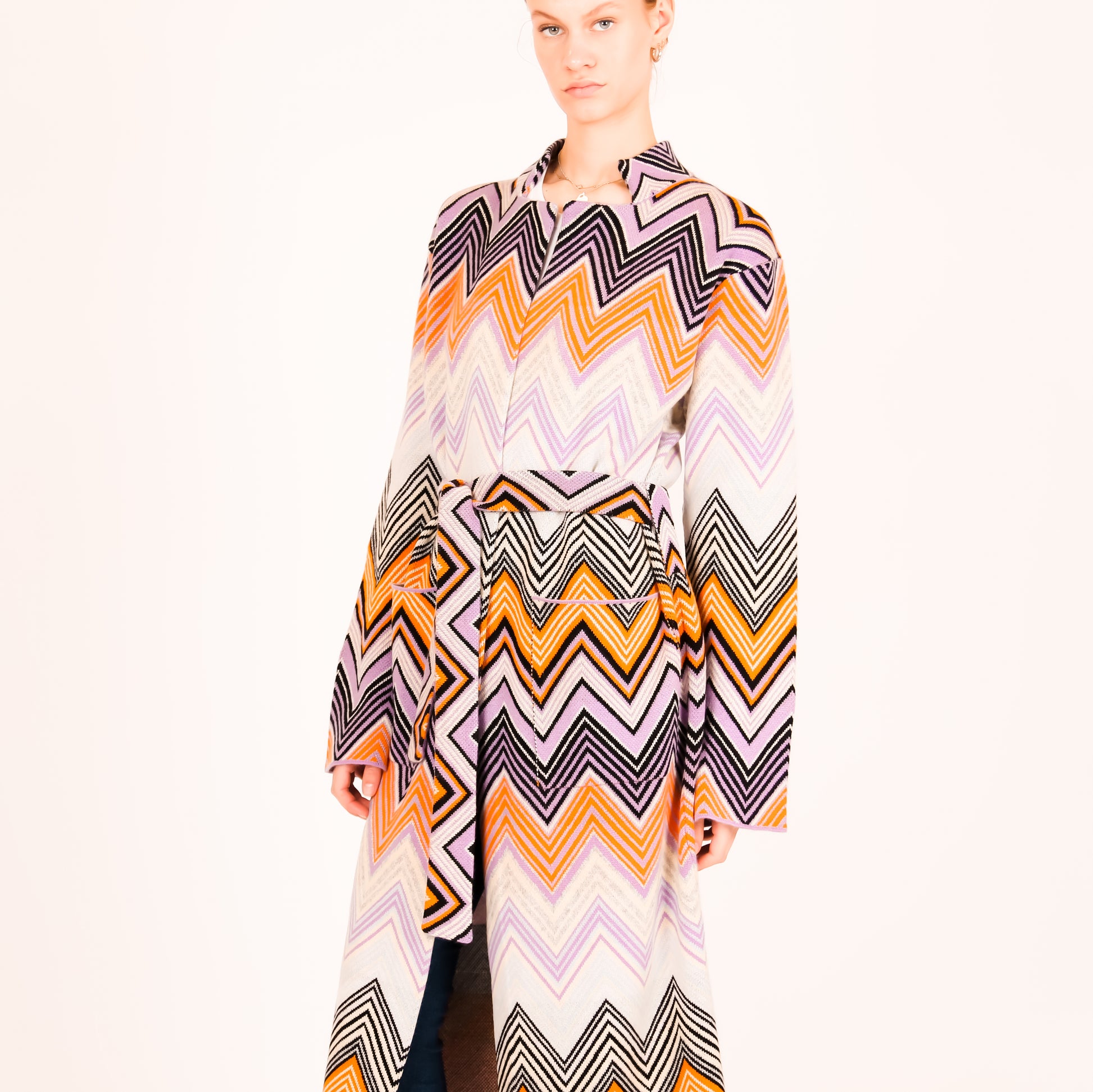 MAISON CARDIGAN - PINK/GREY