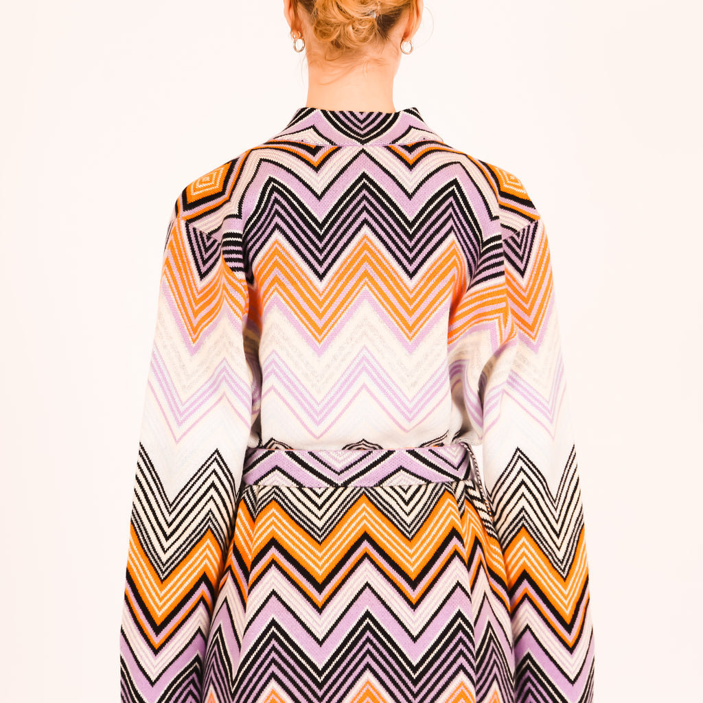 MAISON CARDIGAN - PINK/GREY