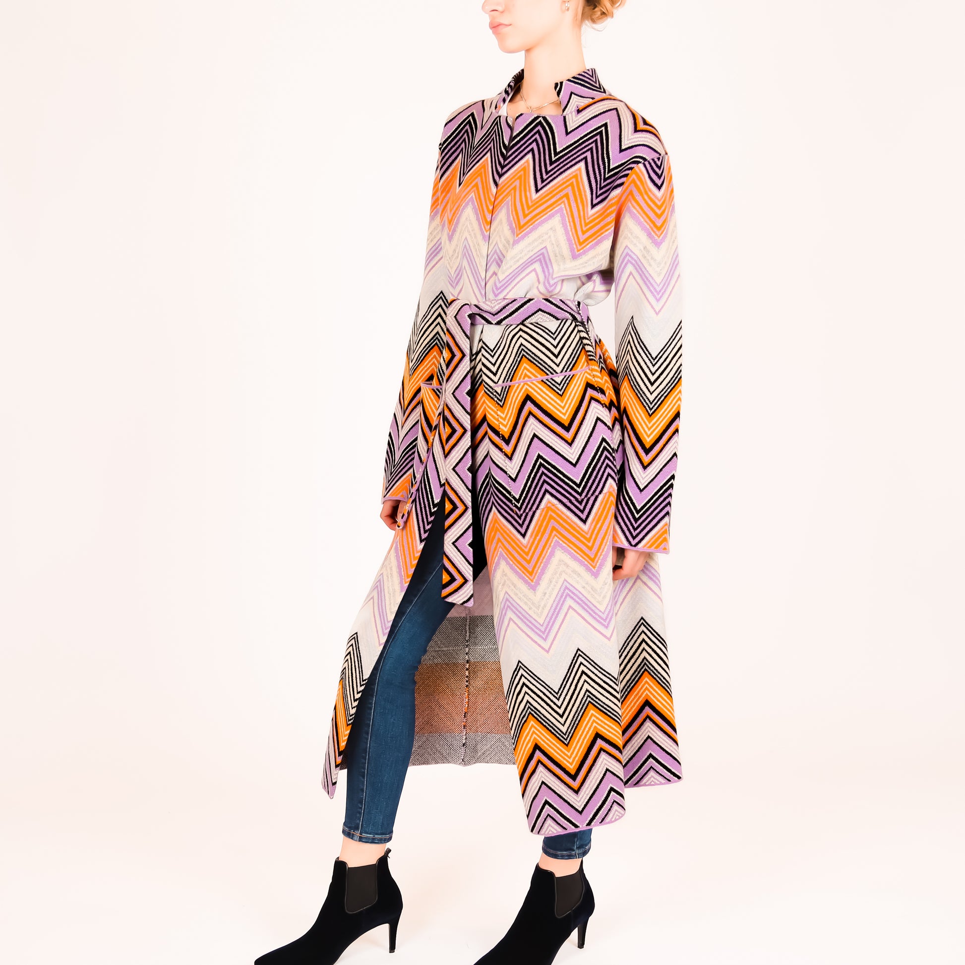 MAISON CARDIGAN - PINK/GREY
