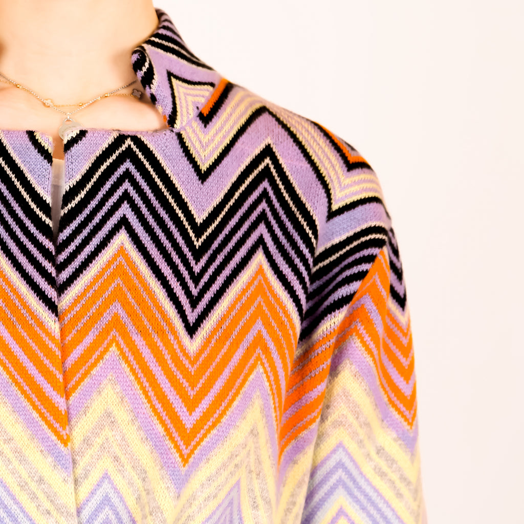 MAISON CARDIGAN - PINK/GREY