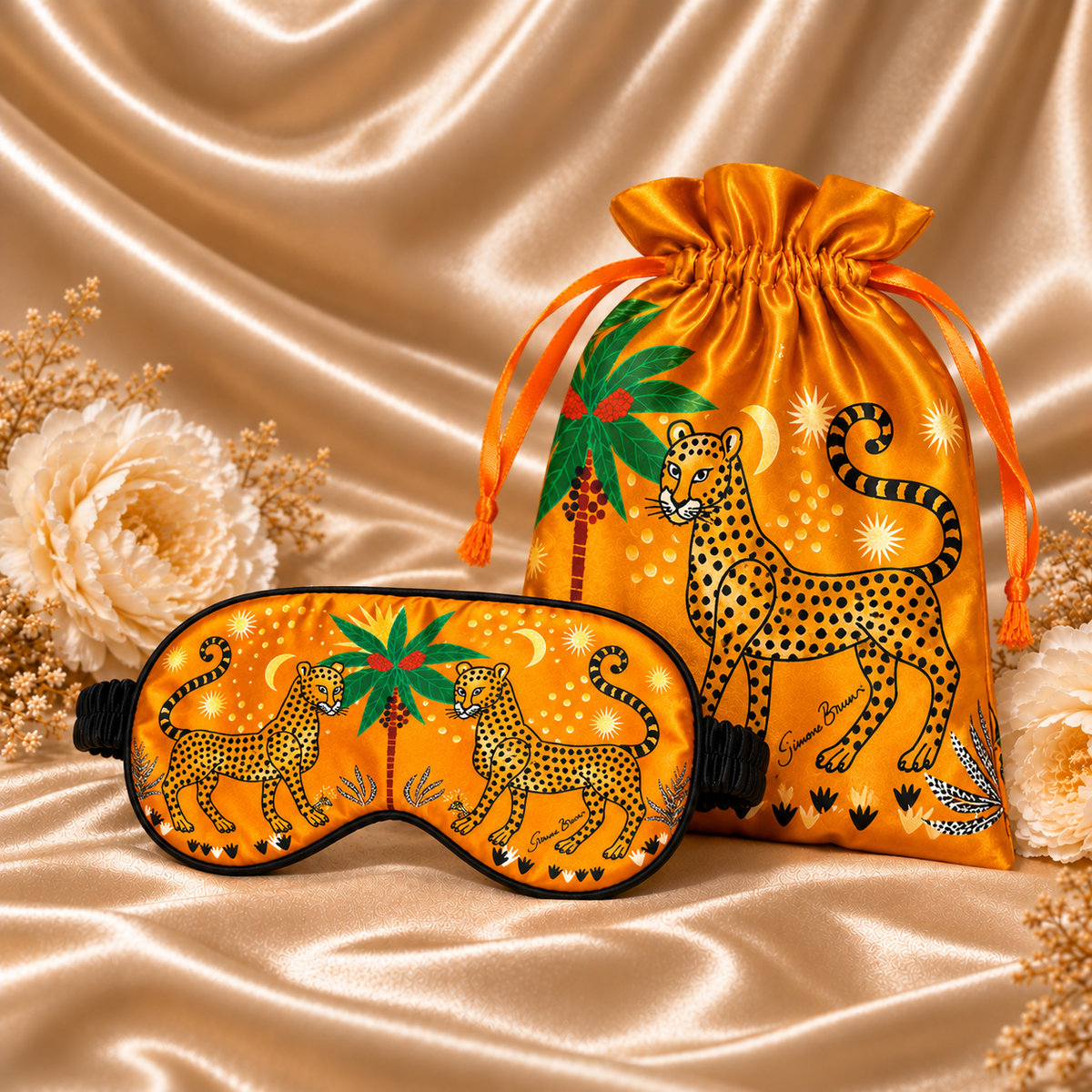 TWINS EYE MASK - ORANGE