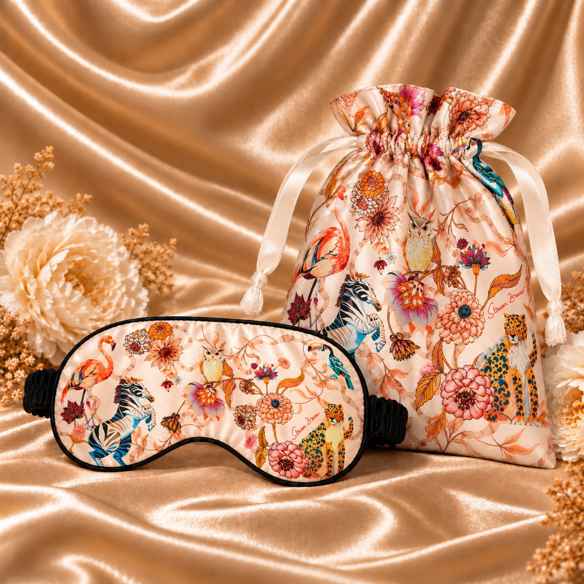 CANOPY EYE MASK - LIGHT ROSE