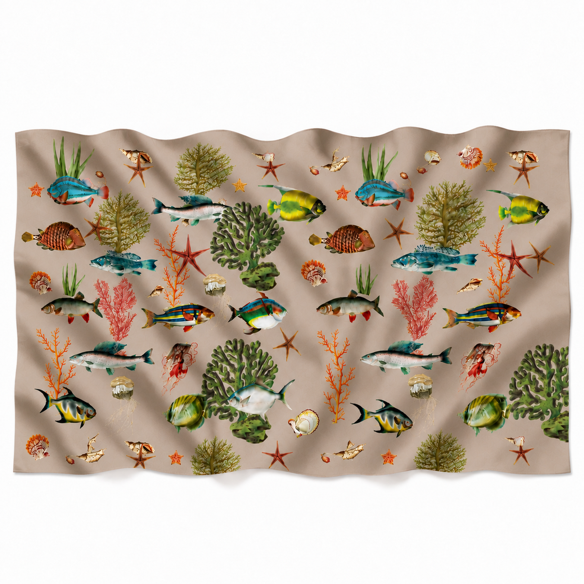SHOAL CASHMERE SCARF - TAUPE