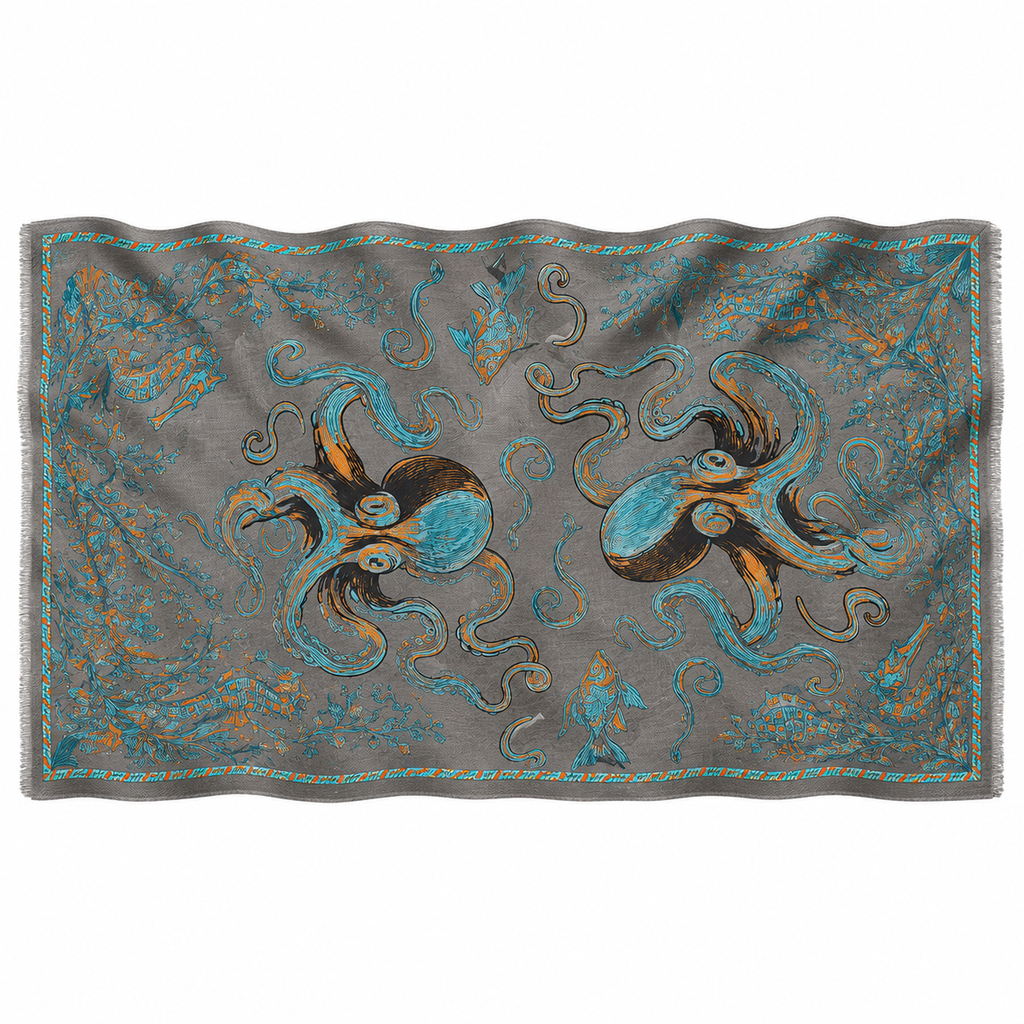 TENTARA REGULAR RECTANGULAR SHAWL - TWINE