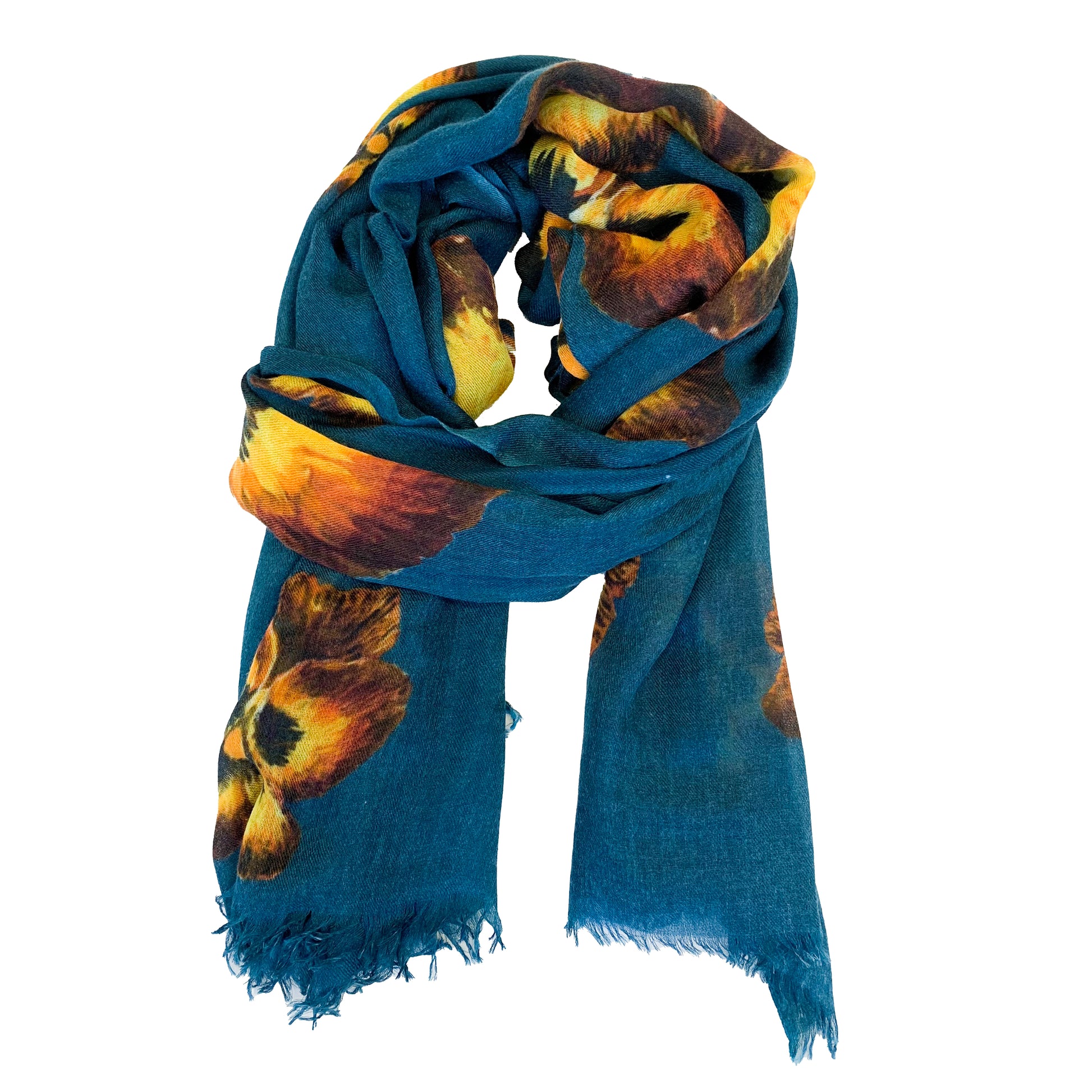 PANSY CASHMERE SCARF