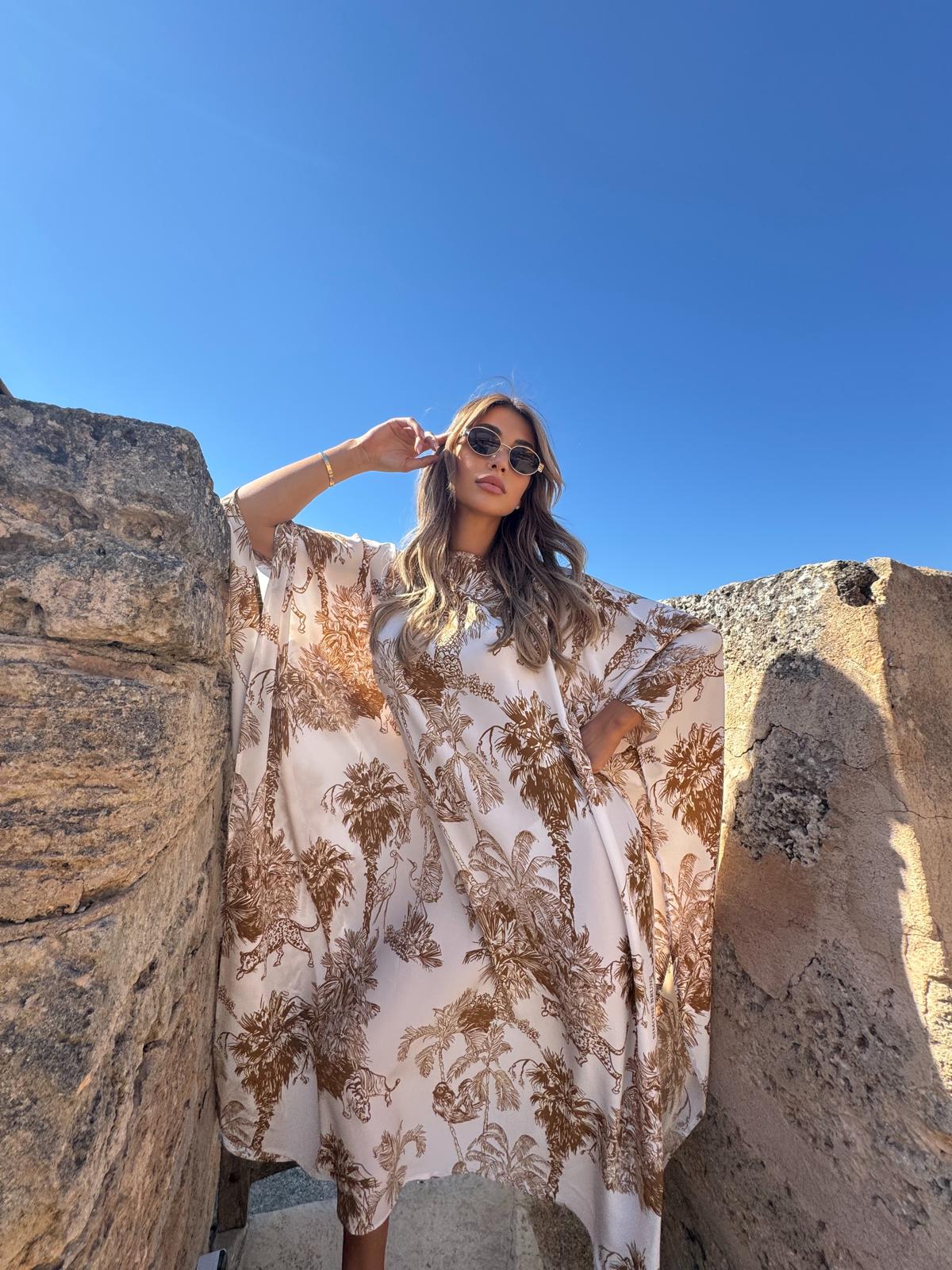 LEOSA SILK TUNIC - WHITE