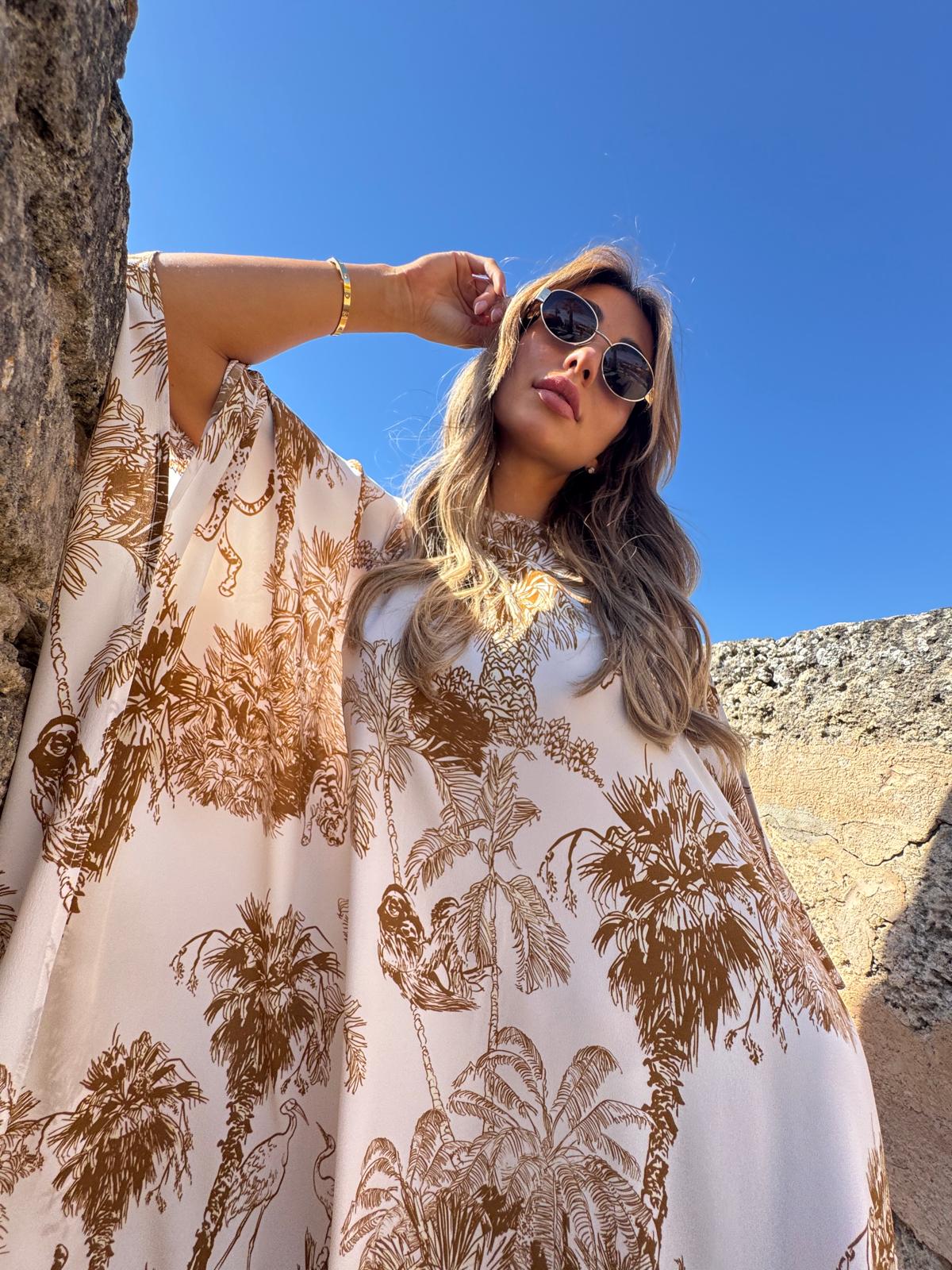 LEOSA SILK TUNIC - WHITE