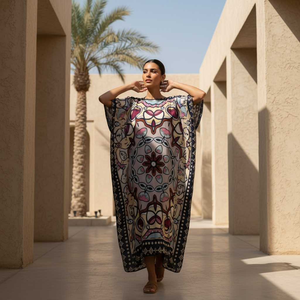 LUSH SILK TUNIC - CRUSH