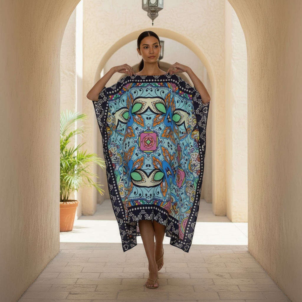 LUSH SILK TUNIC - MINT