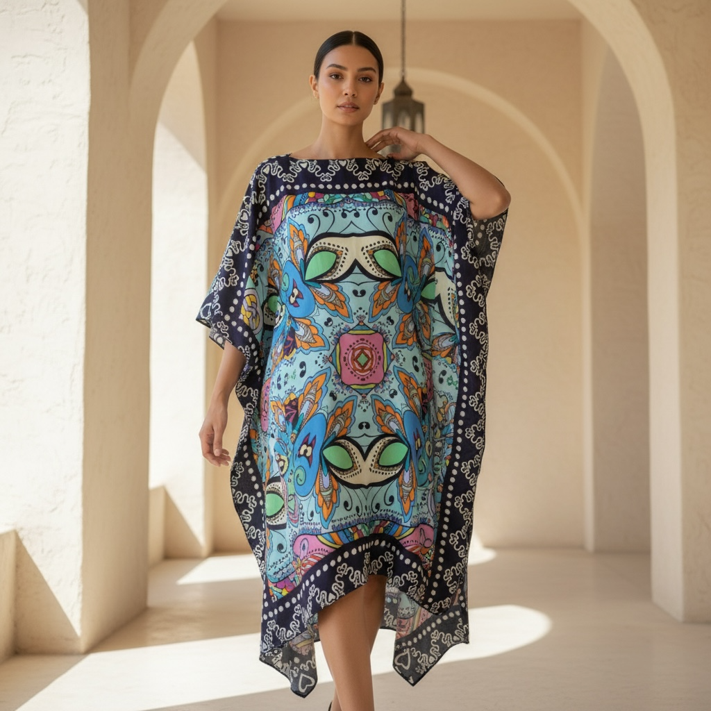 LUSH SILK TUNIC - MINT