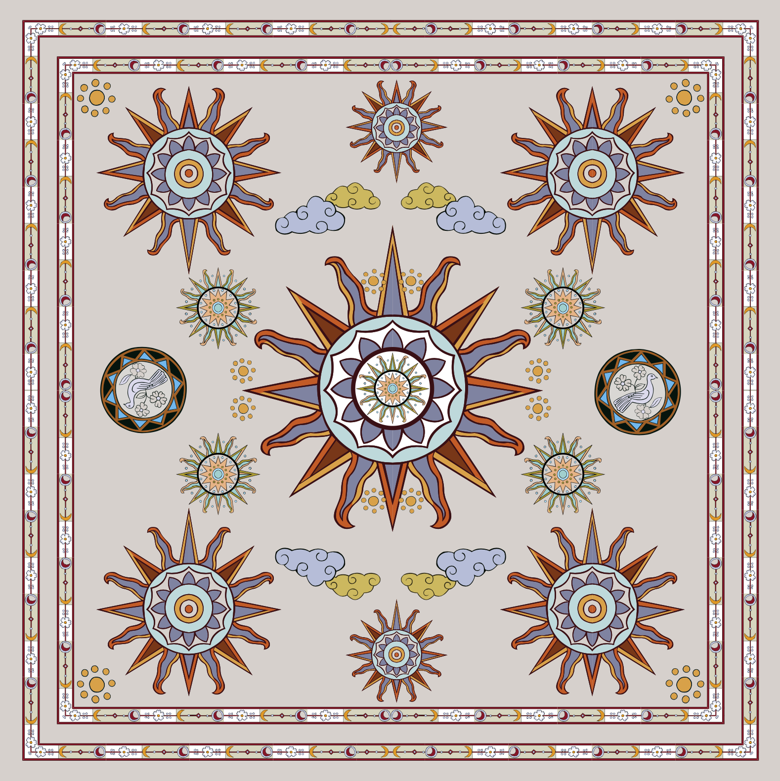 SOL SILK TUNIC - TAUPE