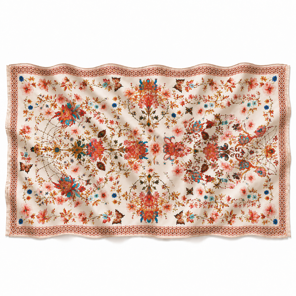 SUMMER CASHMERE SCARF - OFF WHITE