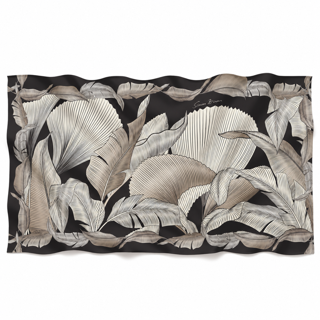 SOFTTROPICS CASHMERE SCARF - COMPOST