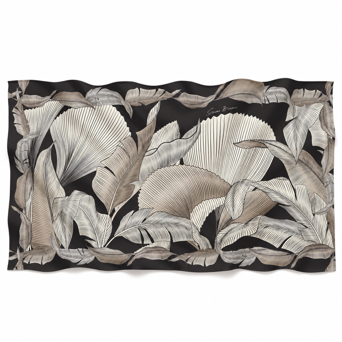 SOFTTROPICS CASHMERE SCARF - COMPOST