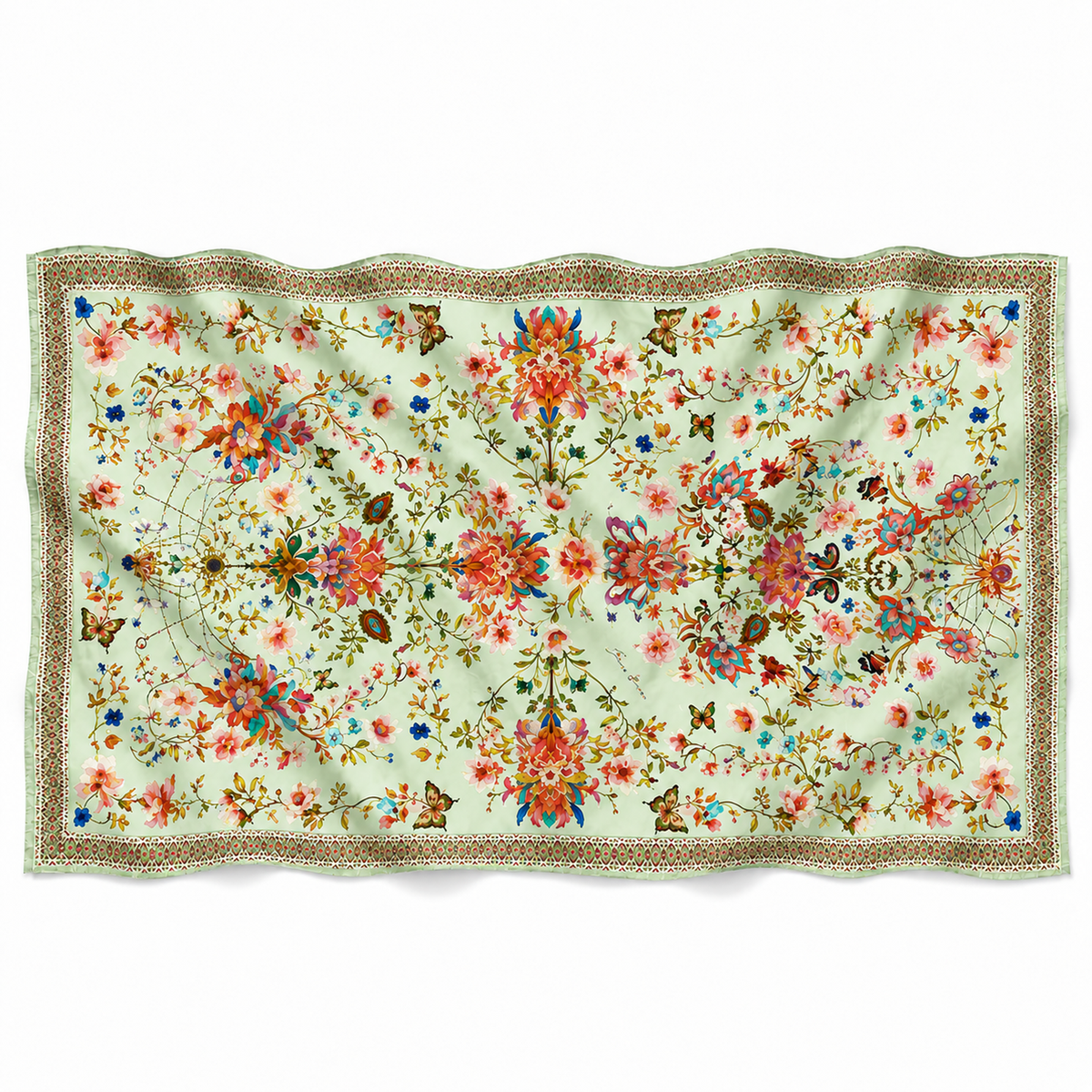 SUMMER CASHMERE SCARF - SAGE