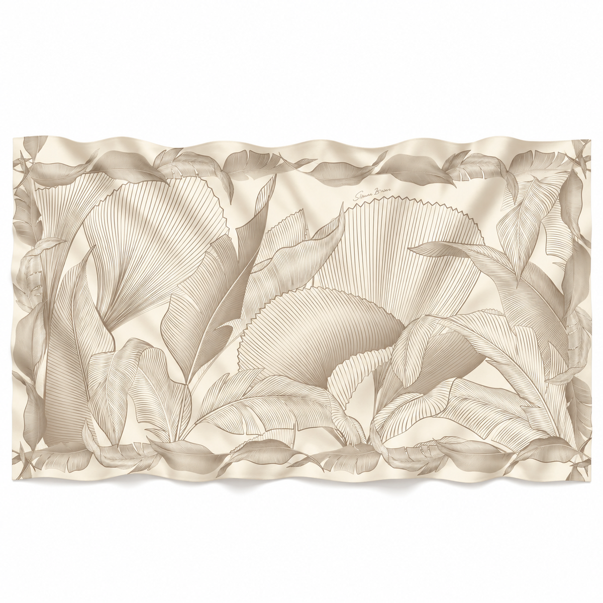 SOFTTROPICS CASHMERE SCARF - OFFWHITE