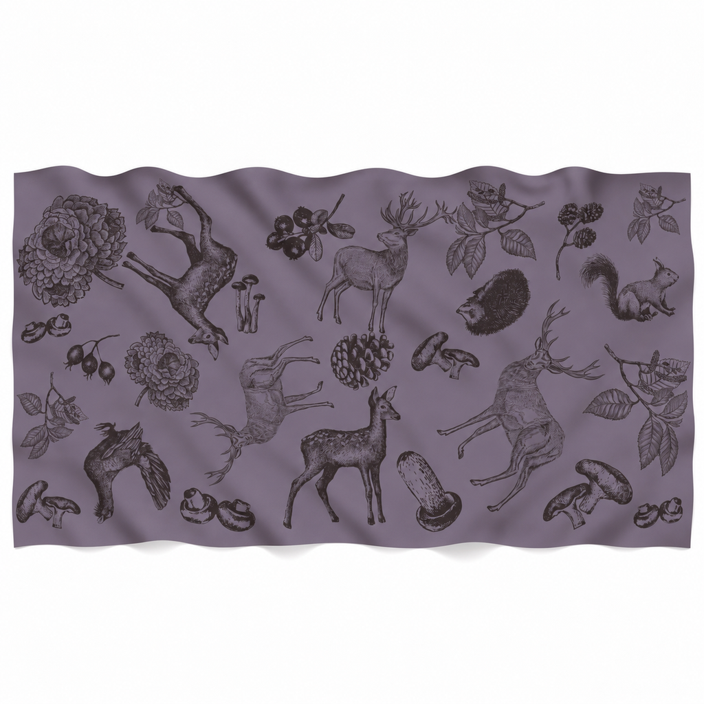 KASTHORI FELTED CASHMERE SCARF - DAMASK