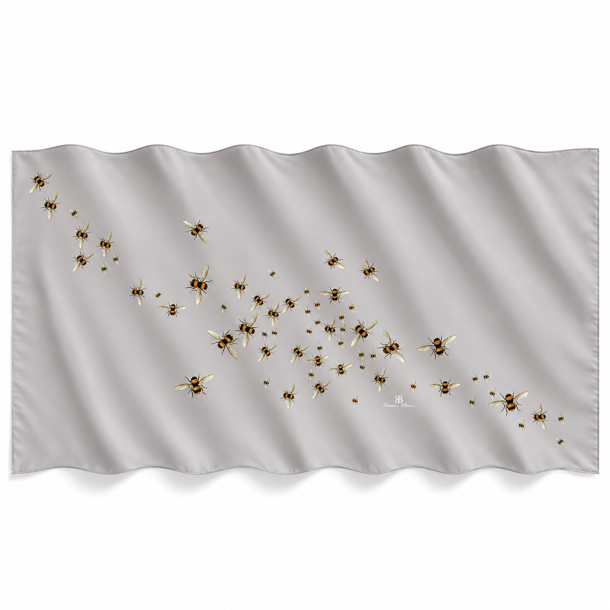 HUMMELFLUG CASHMERE SCARF - GREY