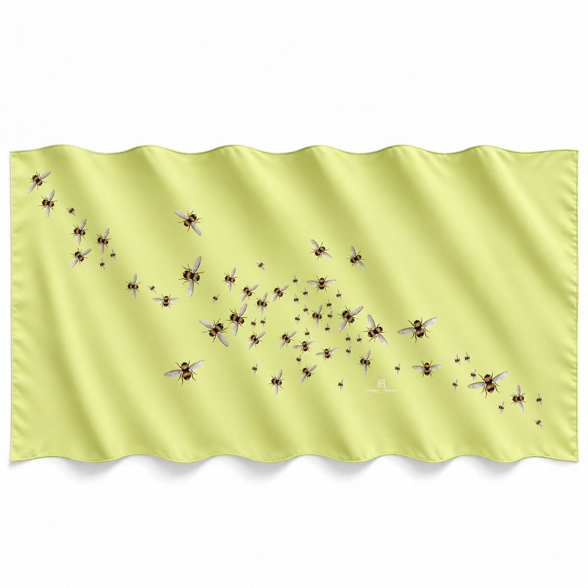 HUMMELFLUG CASHMERE SCARF - LEMON YELLOW