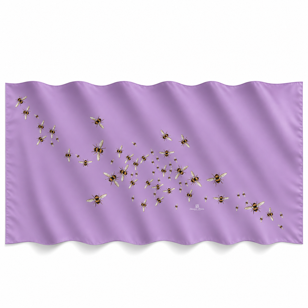 HUMMELFLUG CASHMERE SCARF - PURPLE