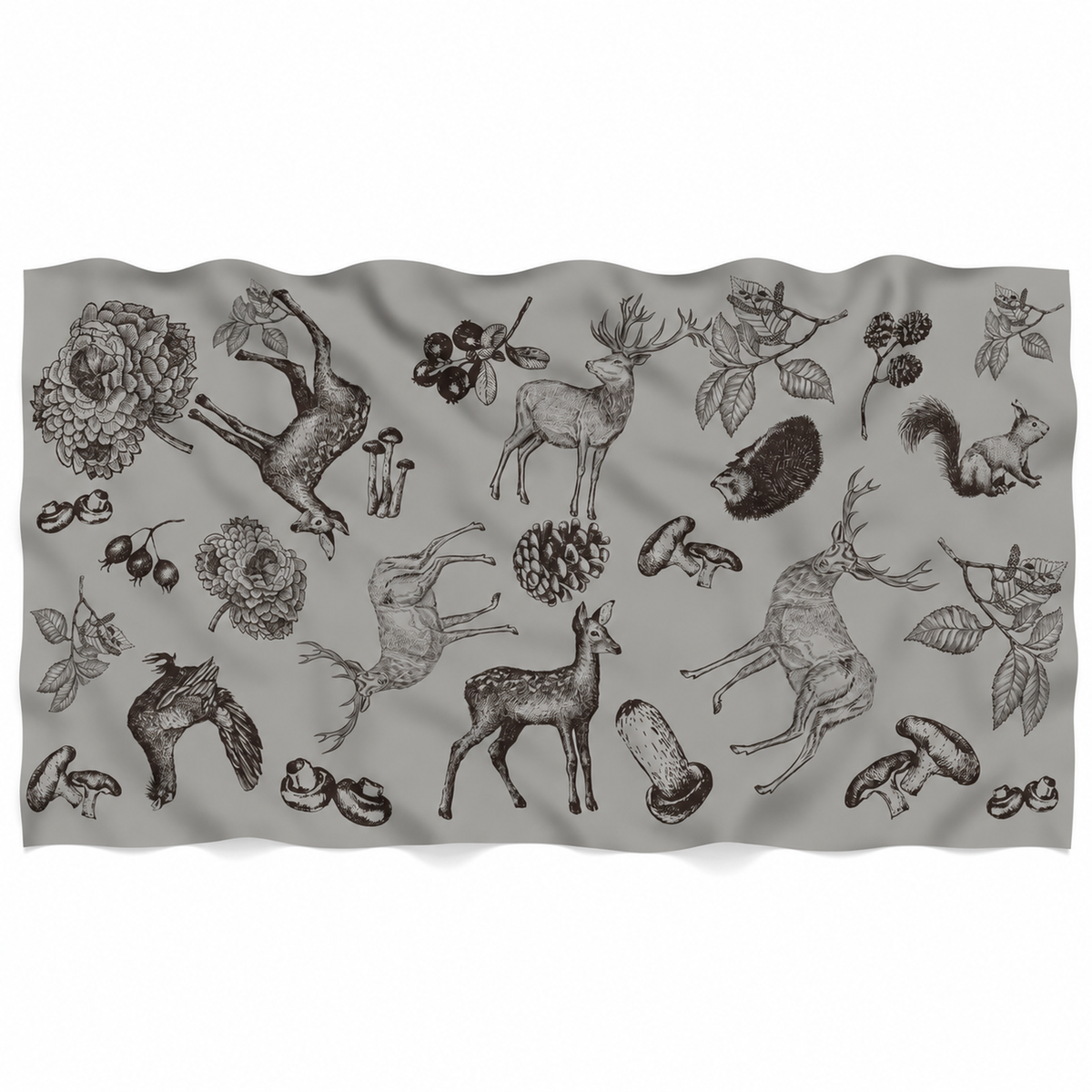 KASTHORI FELTED CASHMERE SCARF - HUSKY