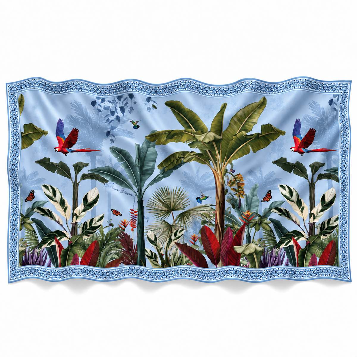 PARADISO CASHMERE SCARF - LIGHT BLUE