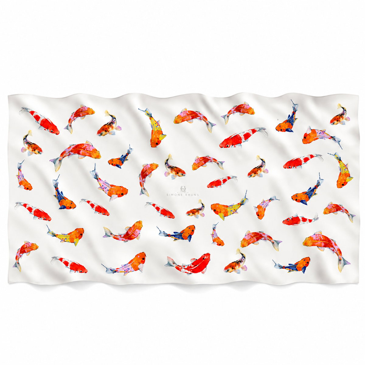 KOI CASHMERE SCARF - OFF-WHITE