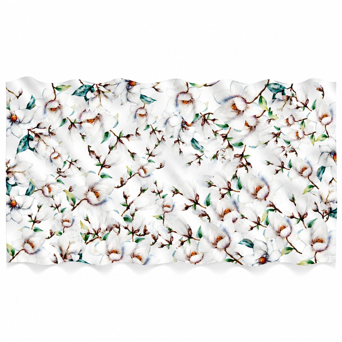 MAGNOLIA CASHMERE SCARF - OFF-WHITE