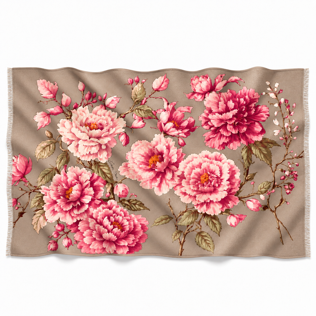 BLUMELLA CASHMERE SCARF - TAUPE