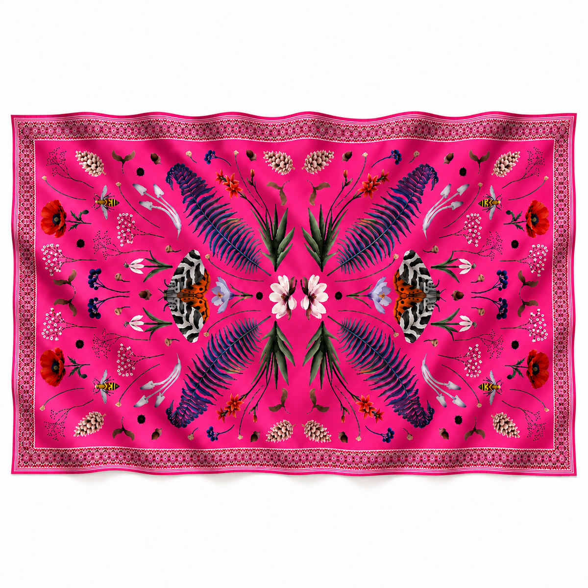 SPRING CASHMERE SCARF - DAYGLOW