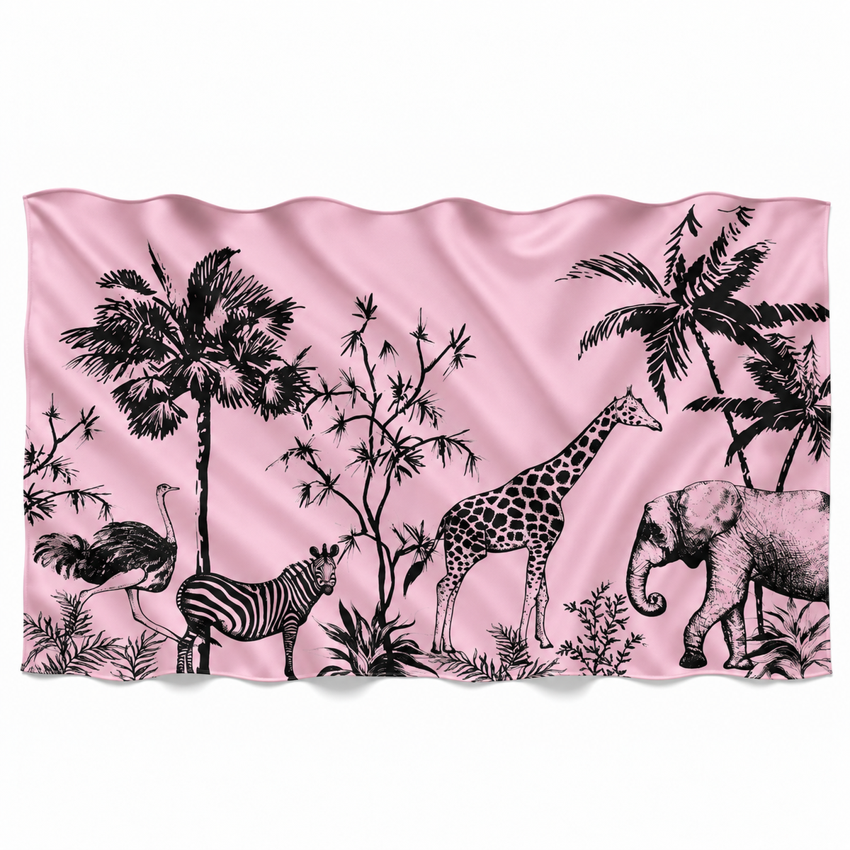SAFARI FELTED CASHMERE SCARF - POWDER