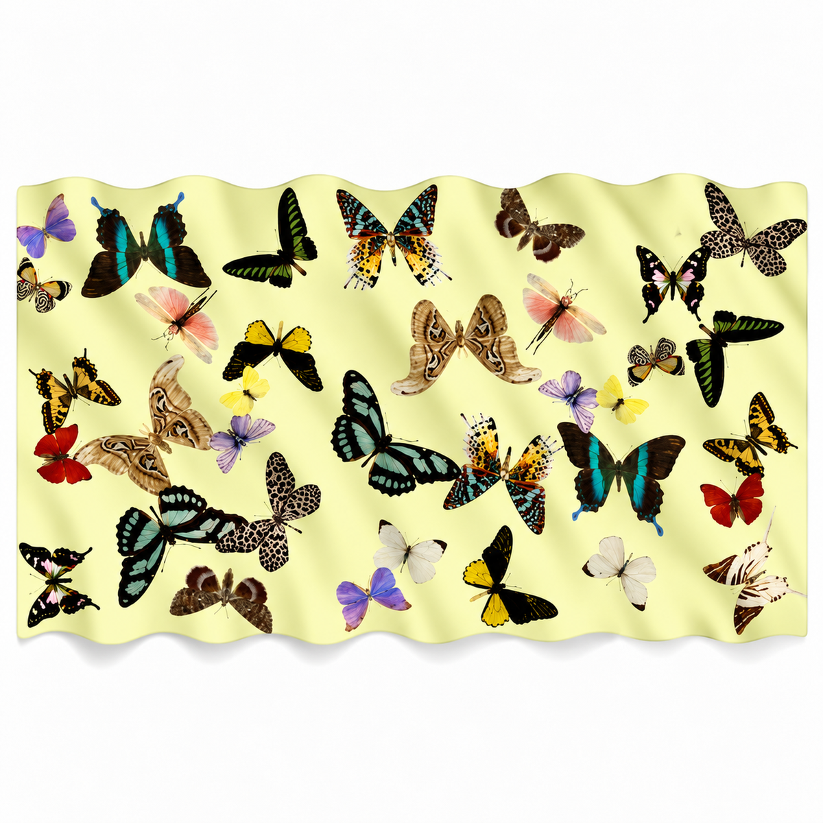 GLOWFLY CASHMERE SCARF - LEMON