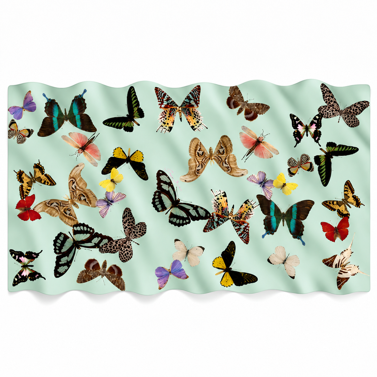 GLOWFLY CASHMERE SCARF - SAGE