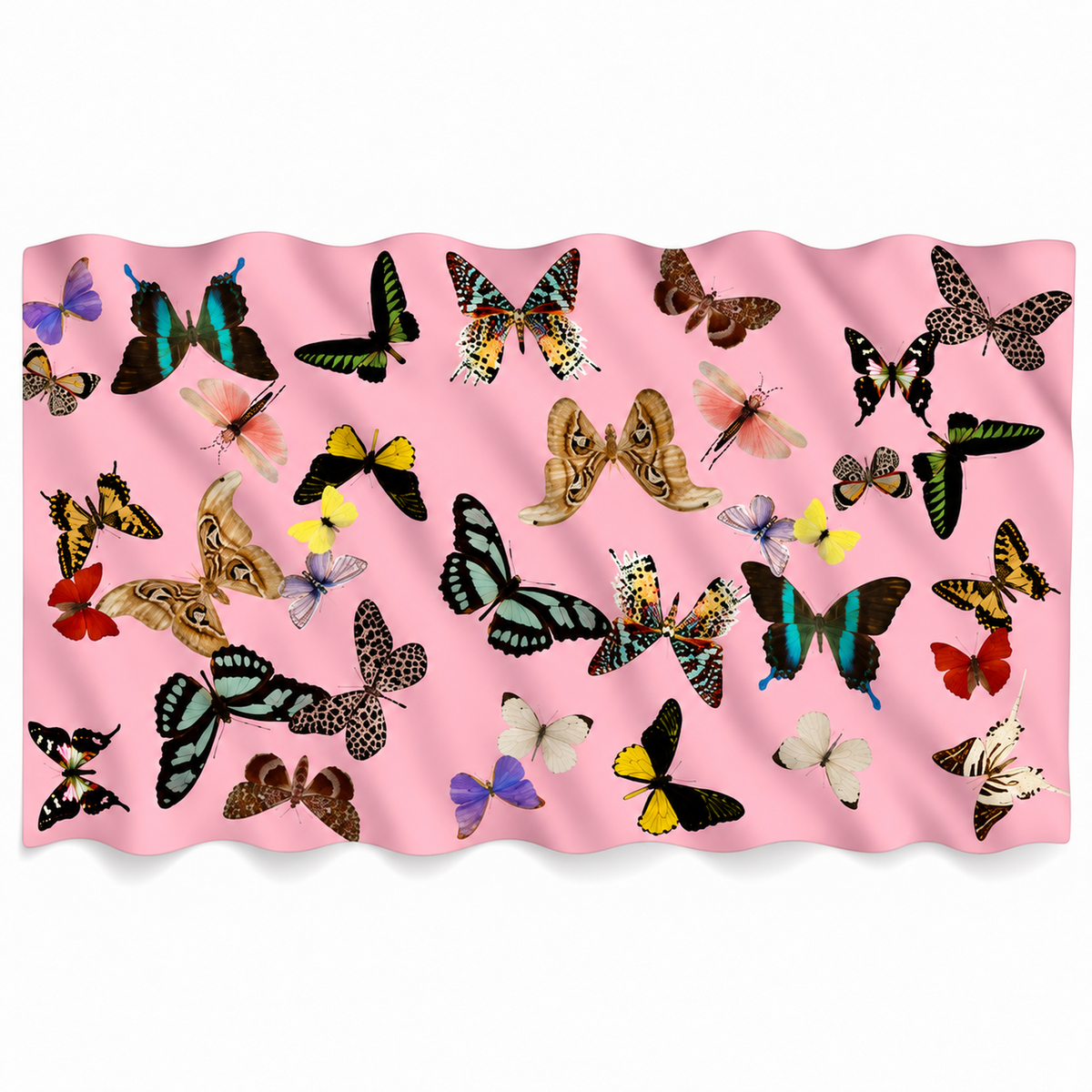 GLOWFLY CASHMERE SCARF - LIGHT CORAL