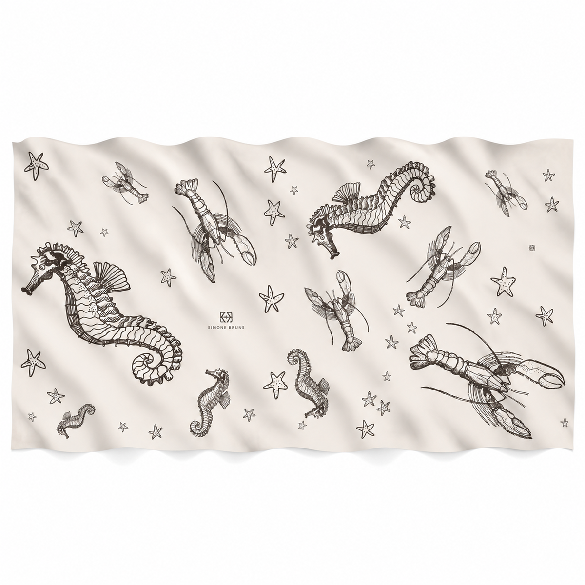 MARINO FELTED CASHMERE SCARF - CREME