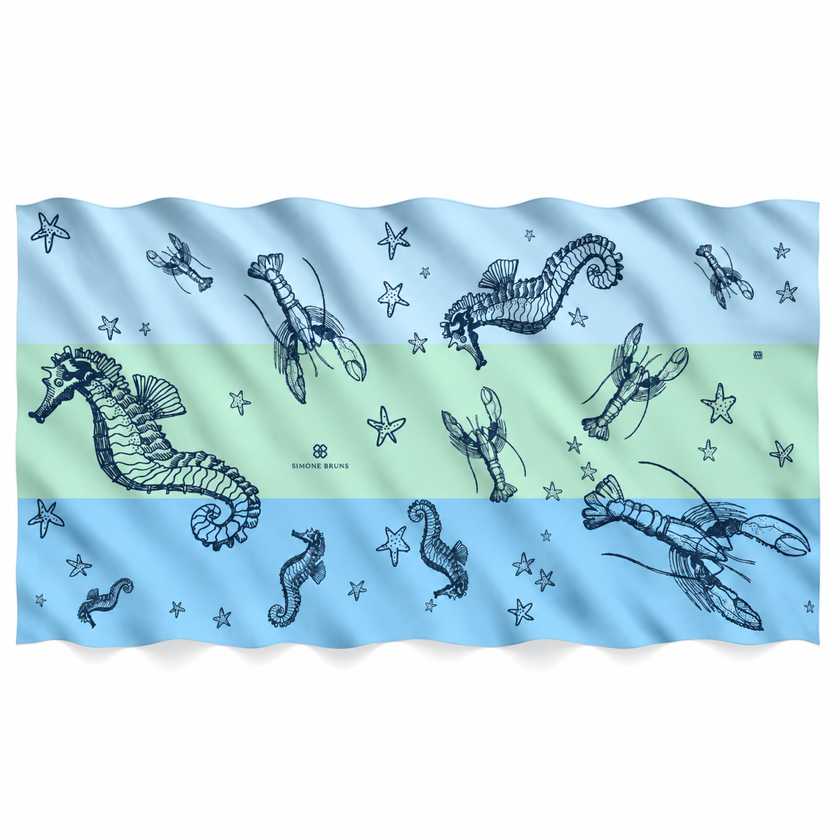MARINO 3 COLOR FELTED SCRAF - SKYLIGHT/MANTIS/ETHERAL
